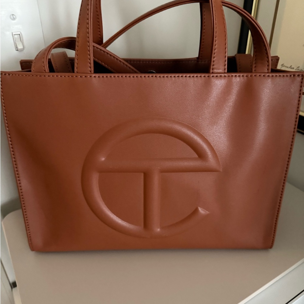Schmedium Telfar Tan Tote Bag